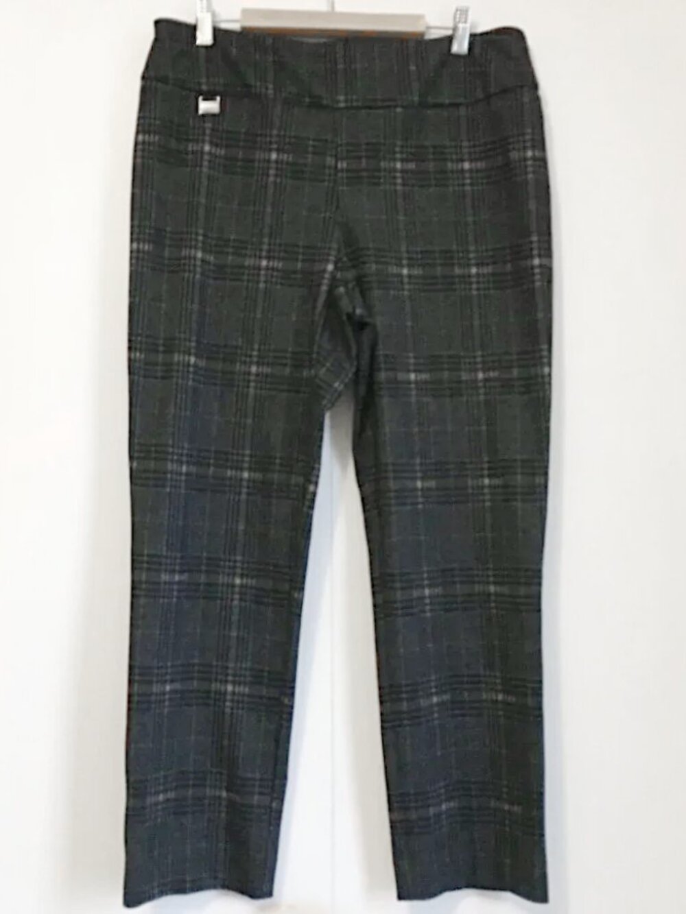 Lisette L Montreal Plaid Pull On Trousers Career Pants Size 12